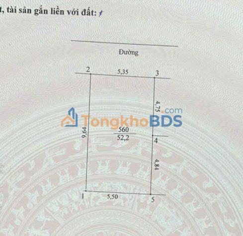 Đất nền Hoàng Xá Vân Đình 52,2m² - Sổ hồng chính chủ