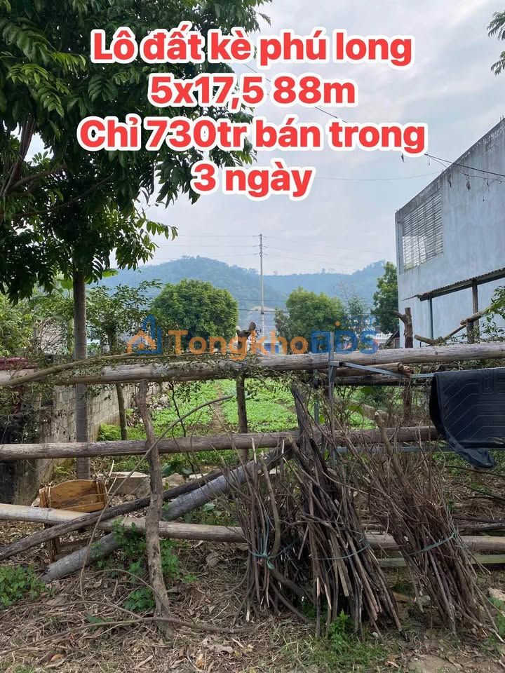 Đất nền Yết Kiêu Bảo Thắng 88m² 730 triệu - Sổ đỏ chính chủ