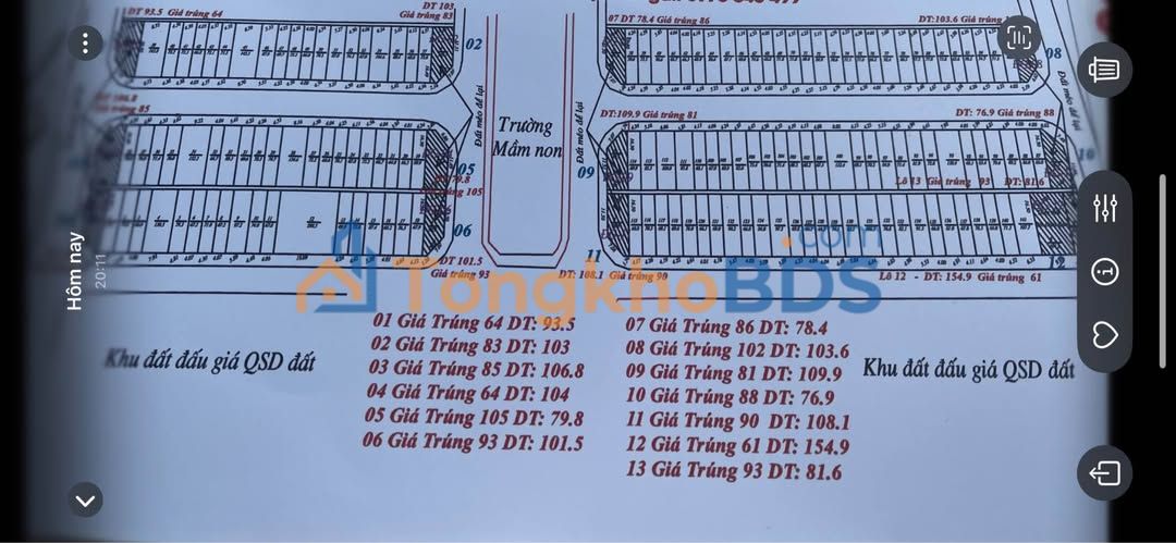 Đất đấu giá Mê Linh 70-100m² - Lô Góc Trung Tâm Xã, Sổ Đỏ