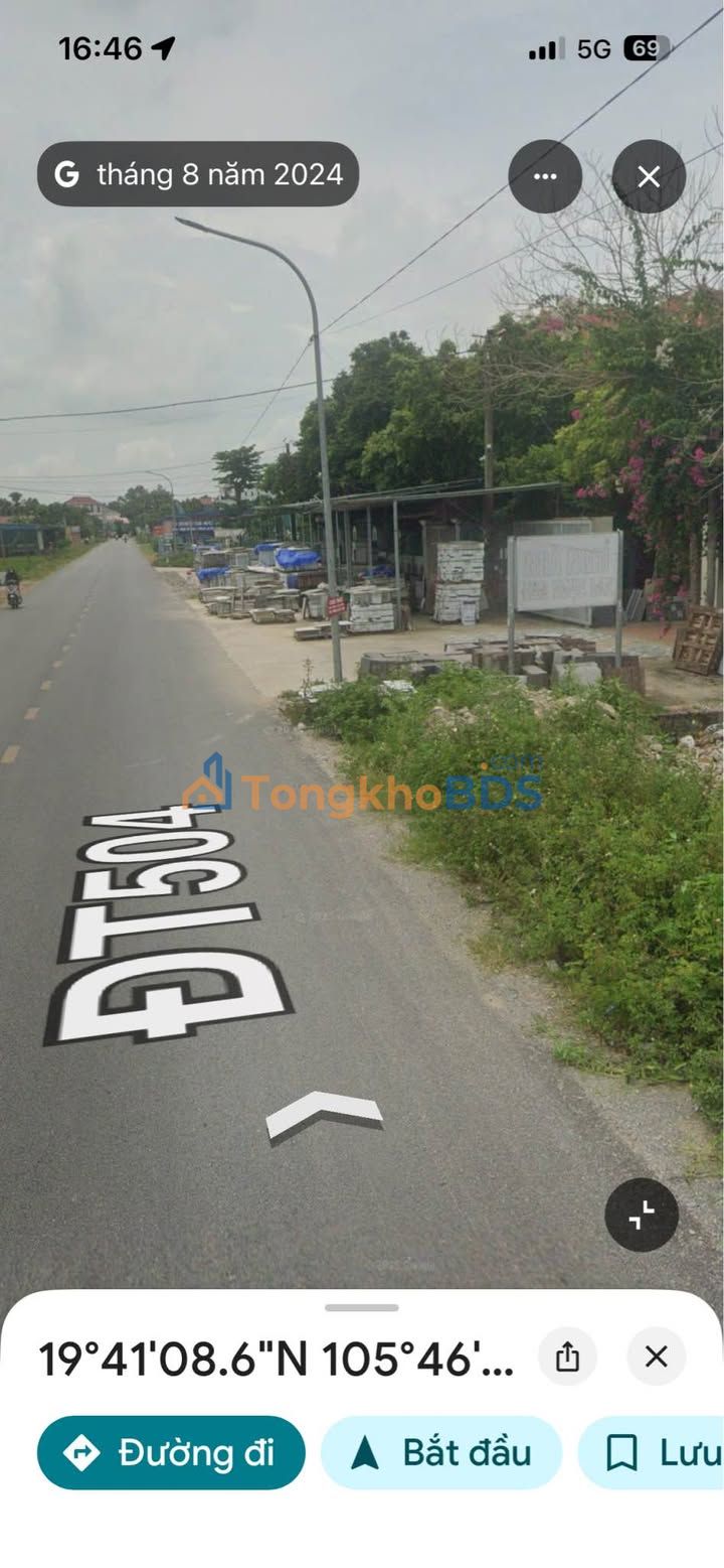 Đất nền Trung Kênh trục 504 120m² giá 1 tỷ - Sổ đỏ chính chủ