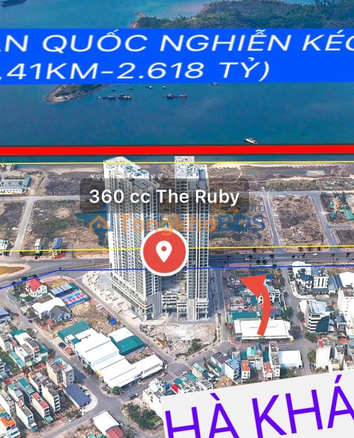 Bán Đất Vàng Mặt Tiền Trần Phú, Hạ Long - 503m², Sổ Đỏ, Giá 5x Tỷ