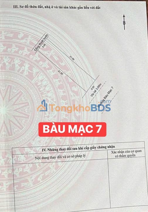 Đất Bàu Mạc 7 Đà Nẵng 108m2 5 tỷ - Sổ đỏ chính chủ