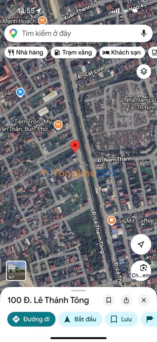 Đất Mặt Kênh Lô Thiên Nam Định - 125m² Hướng Đông - Giá 13 Tỷ