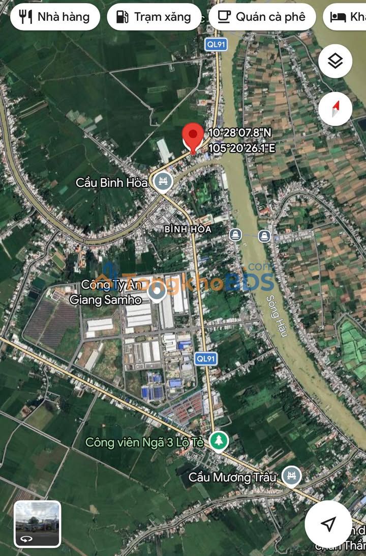 Bán Đất Vàng QL91 Châu Thành, An Giang - 1996m² Sổ Đỏ, Giá Tốt