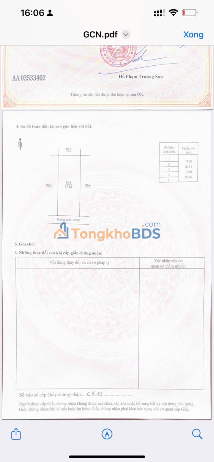 Đất thổ cư 133m² mặt tiền Trần Nhân Tông, Long Khánh - Sổ riêng, xây tự do