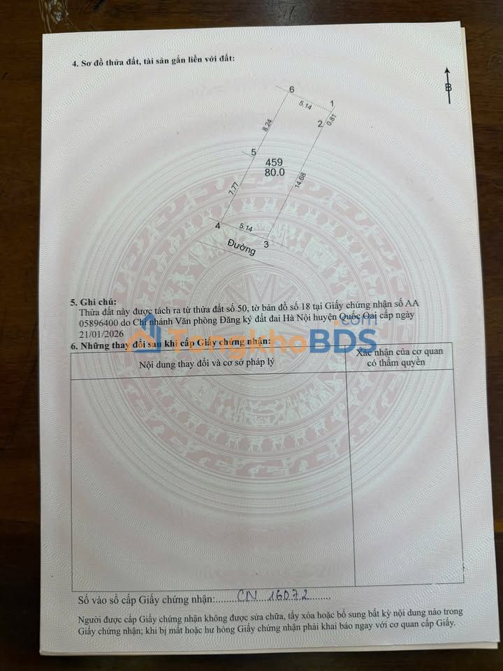 Đất nền Ngọc Liệp Quốc Oai 80m² giá thỏa thuận - Sổ đỏ chính chủ, xây dựng tự do