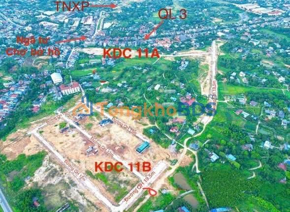 Đất nền KDC 11B Tân Lập 526m² giá 526 triệu - Đường ô tô