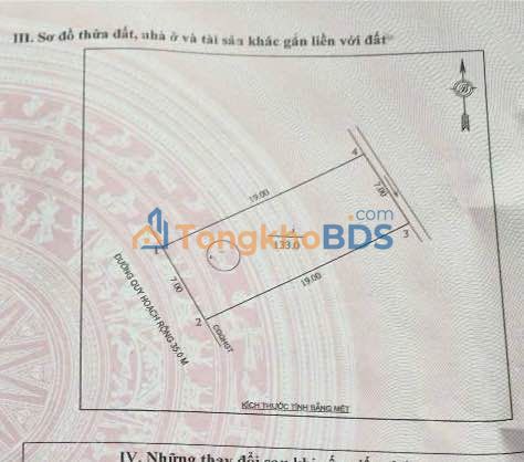 Đất Mặt Tiền Đường 35M Vạn Xuân, TP Vinh - 133m², Hướng Tây Nam, Giá 7 Tỷ