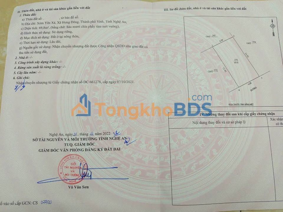 Đất nền Đặng Thai Mai Vinh 70m² giá 2.2 tỷ - Sổ đỏ chính chủ