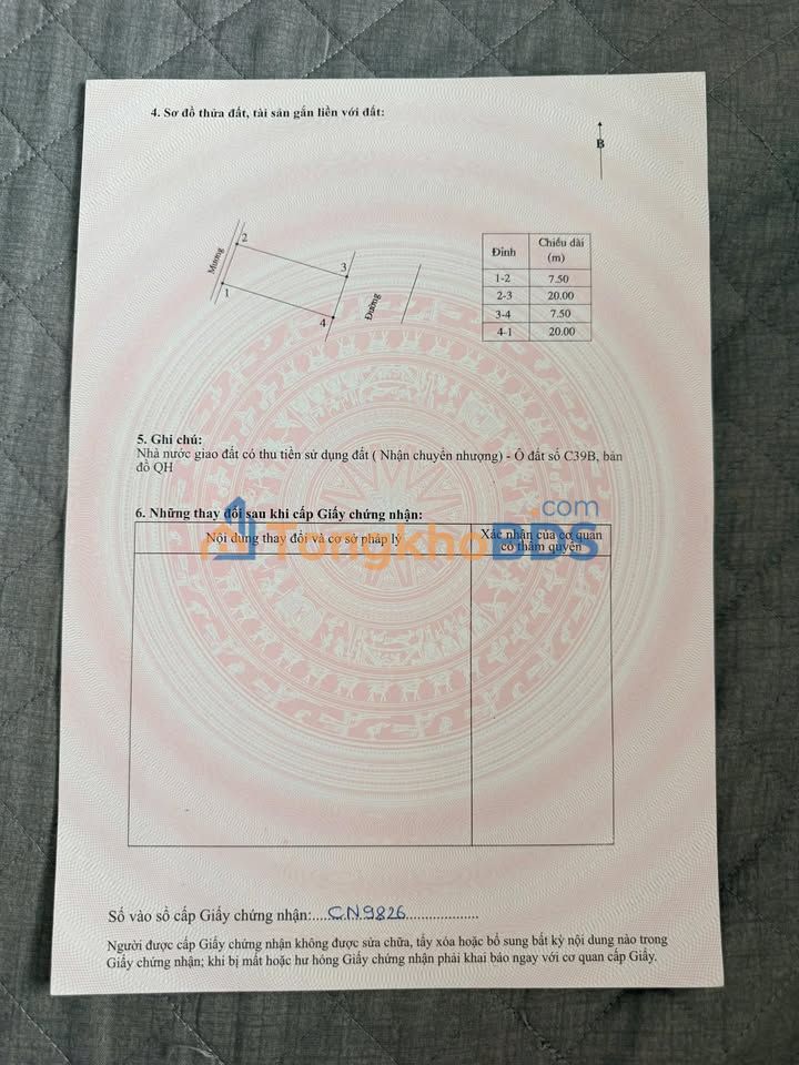 Đất nền Liên Châu Việt Trì 151m² 3 tỷ - Sổ đỏ chính chủ