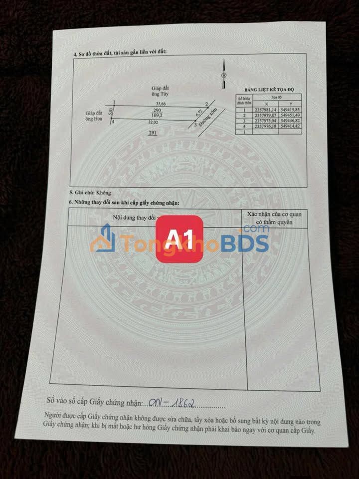 Đất nền Lam Sơn Tam Nông 169m² giá đàm phán - Sổ đỏ chính chủ