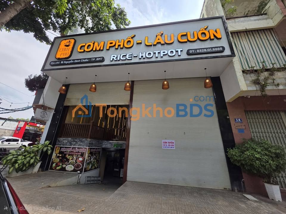 Nhà 2 tầng Nguyễn Đình Chiểu 60 triệu - Mặt tiền KD