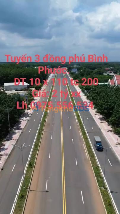 Đất nền Đồng Phú Bình Phước 1100m² 2.3 tỷ - Pháp lý rõ ràng