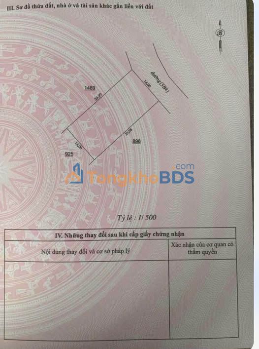 Đất Nền 14x30m Hướng Bắc Gần Sân Vận Động Tỉnh Bình Phước - Giá 2.5 Tỷ