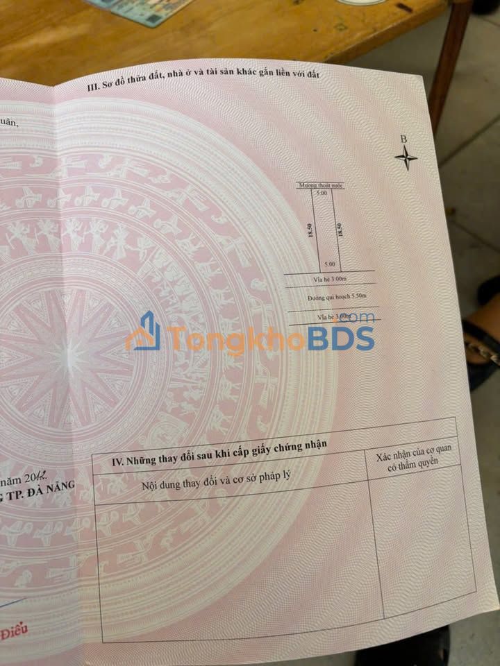 Đất nền Hòa Xuân Cổ Mân Mai 1 92.5m² 4.1 tỷ - Đường to ô tô