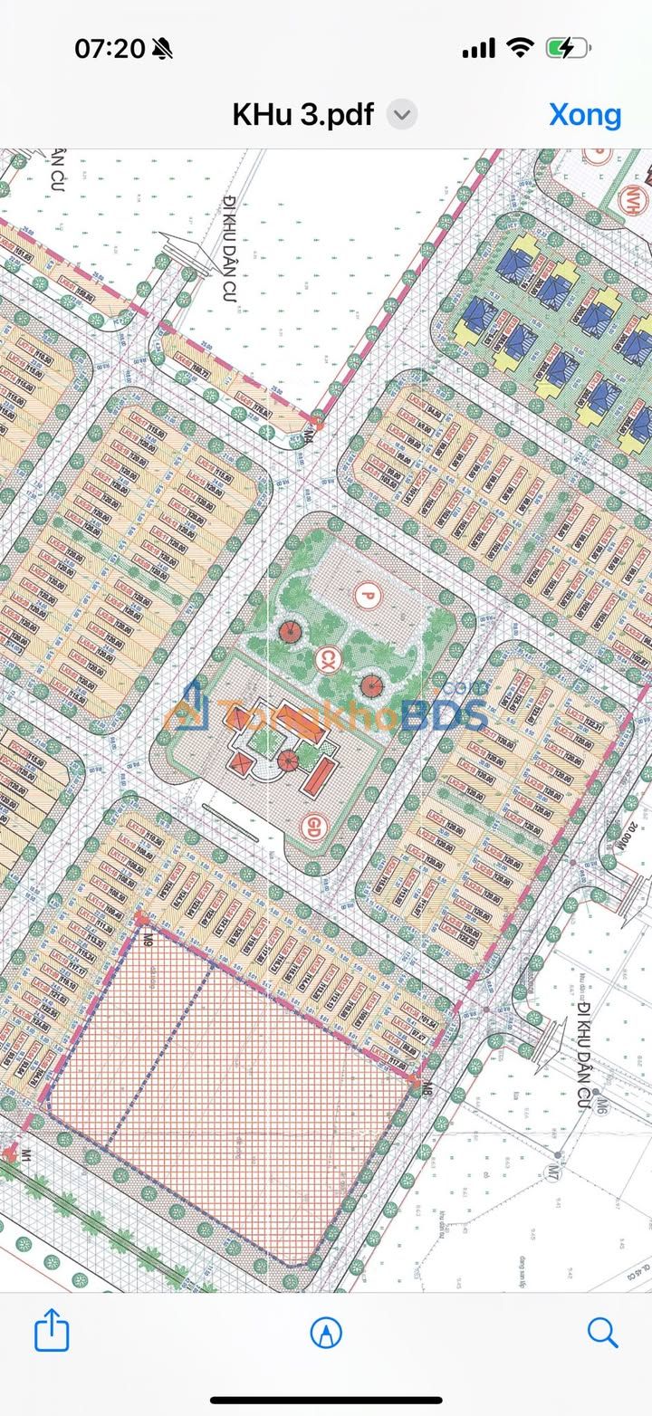 Bán đất mặt tiền 120m² Quán Lào, Yên Định - Kinh doanh sầm uất, view công viên