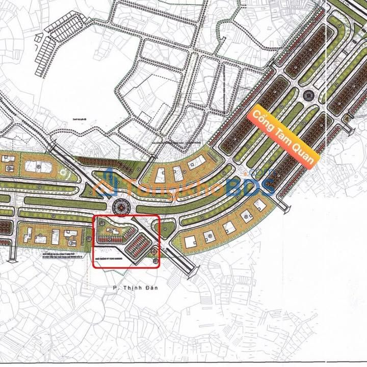 Đất nền Đảo Tròn Tam Quan 90m² 3 tỷ - Hạ tầng hoàn thiện