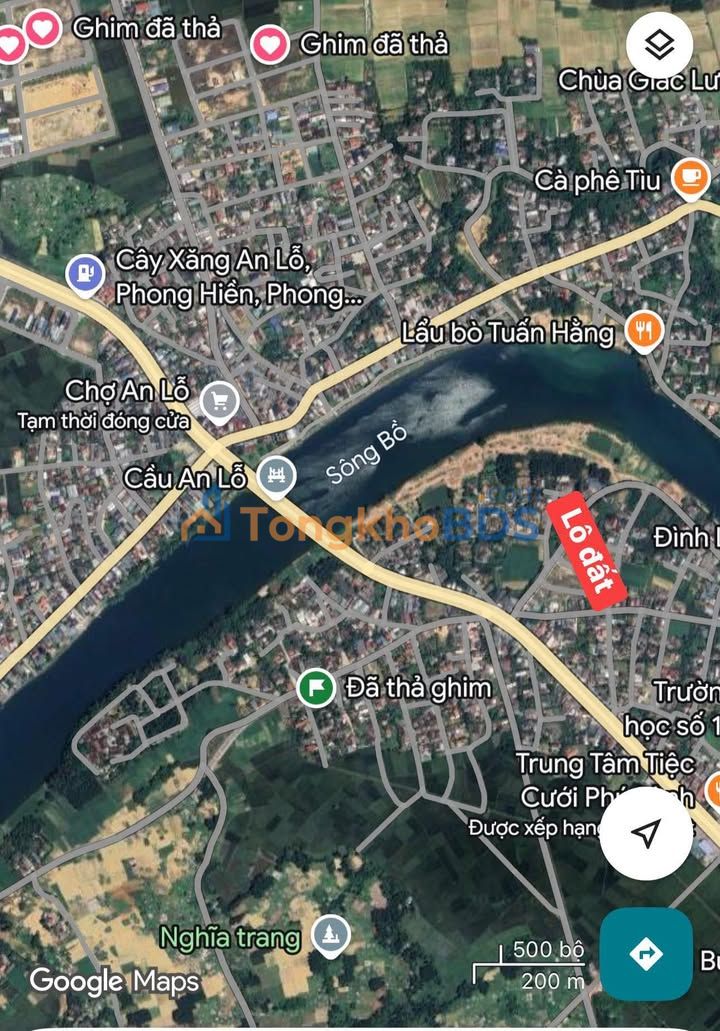 Đất nền Tứ Hạ 148m² 1.3 tỷ - Đường to ô tô