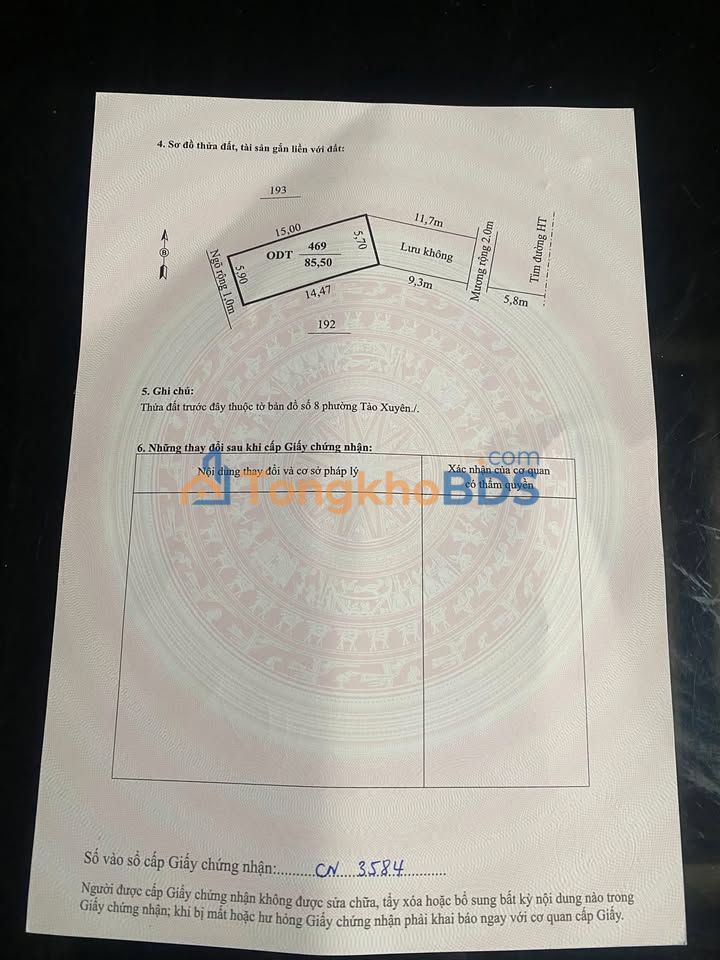 Đất Nền KCN Hoàng Long 85.5m² - Sổ Đỏ Rõ Ràng, Giá Đầu Tư 2 Tỷ