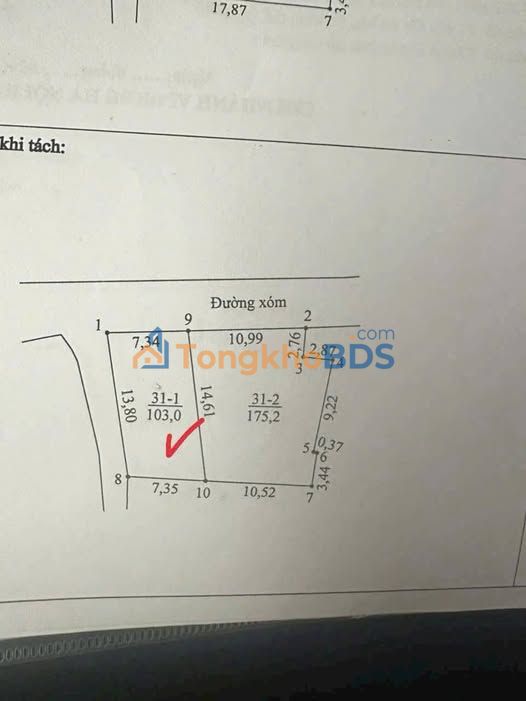 Đất nền Tây Đằng Hà Nội 103m² 2 tỷ - Sổ đỏ chính chủ