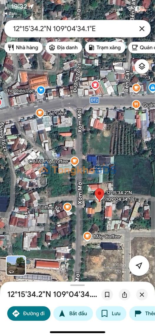 Đất Diên Lạc 94.8m² - Sổ Thổ Cư - Gần Đường D6, Giá 1.6 Tỷ