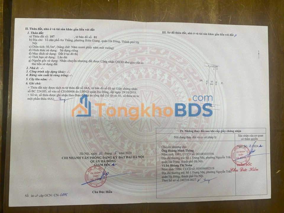 Nhà riêng An Thắng Biên Giang 50,5m² 3 tỷ - Chính chủ