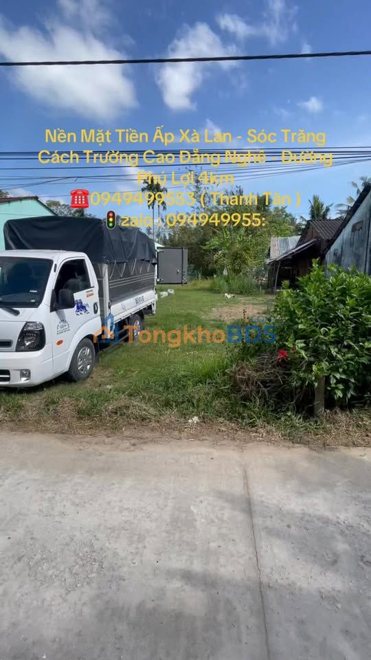 Đất Xà Lan Sóc Trăng 150m² giá 280-350 triệu - Sổ đỏ chính chủ