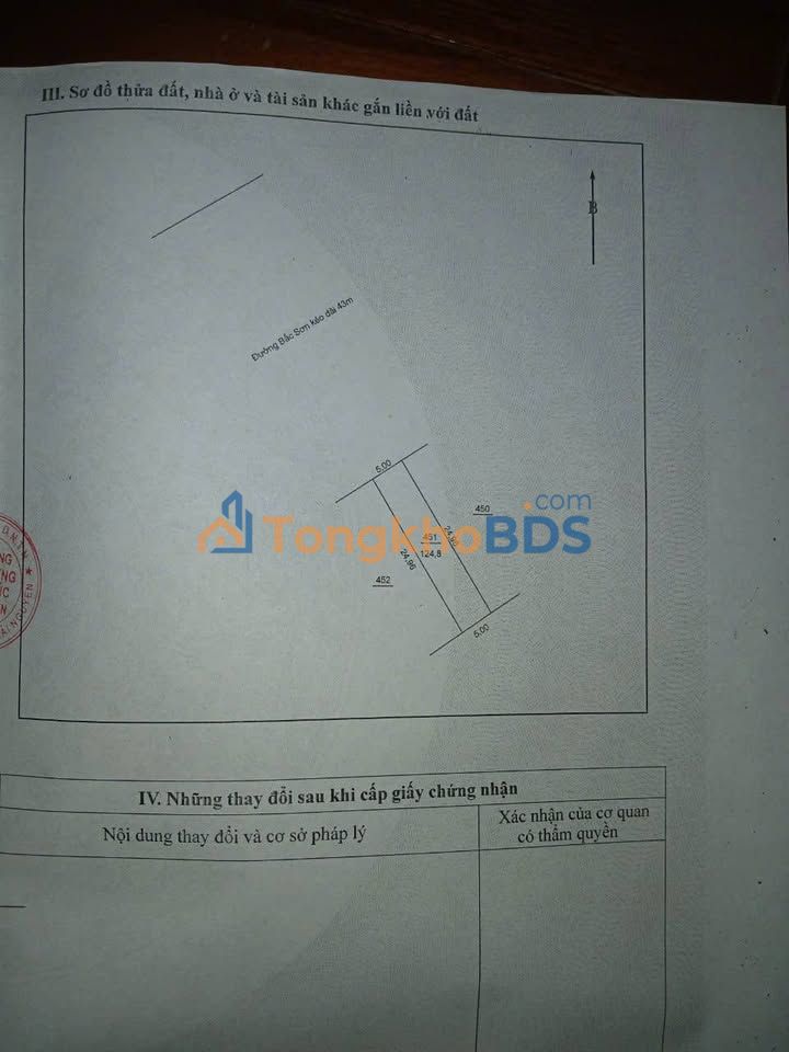 Đất Bắc Sơn Thái Nguyên 125m² 8.75 tỷ - Đường to ô tô