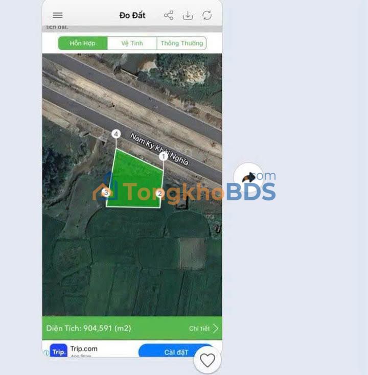 Đất trang trại Hòa Khương 1000m² thỏa thuận - Sổ hồng rõ ràng