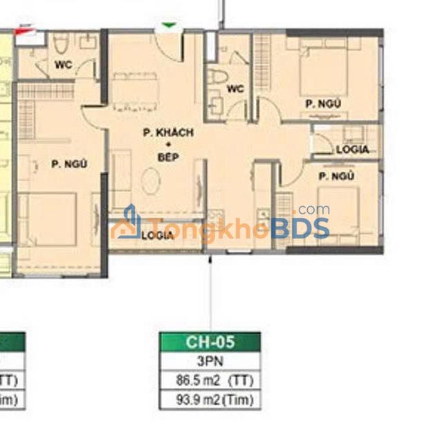 Căn hộ Vinhomes Ocean Park Gia Lâm 86m² 5.8 tỷ - View đẹp