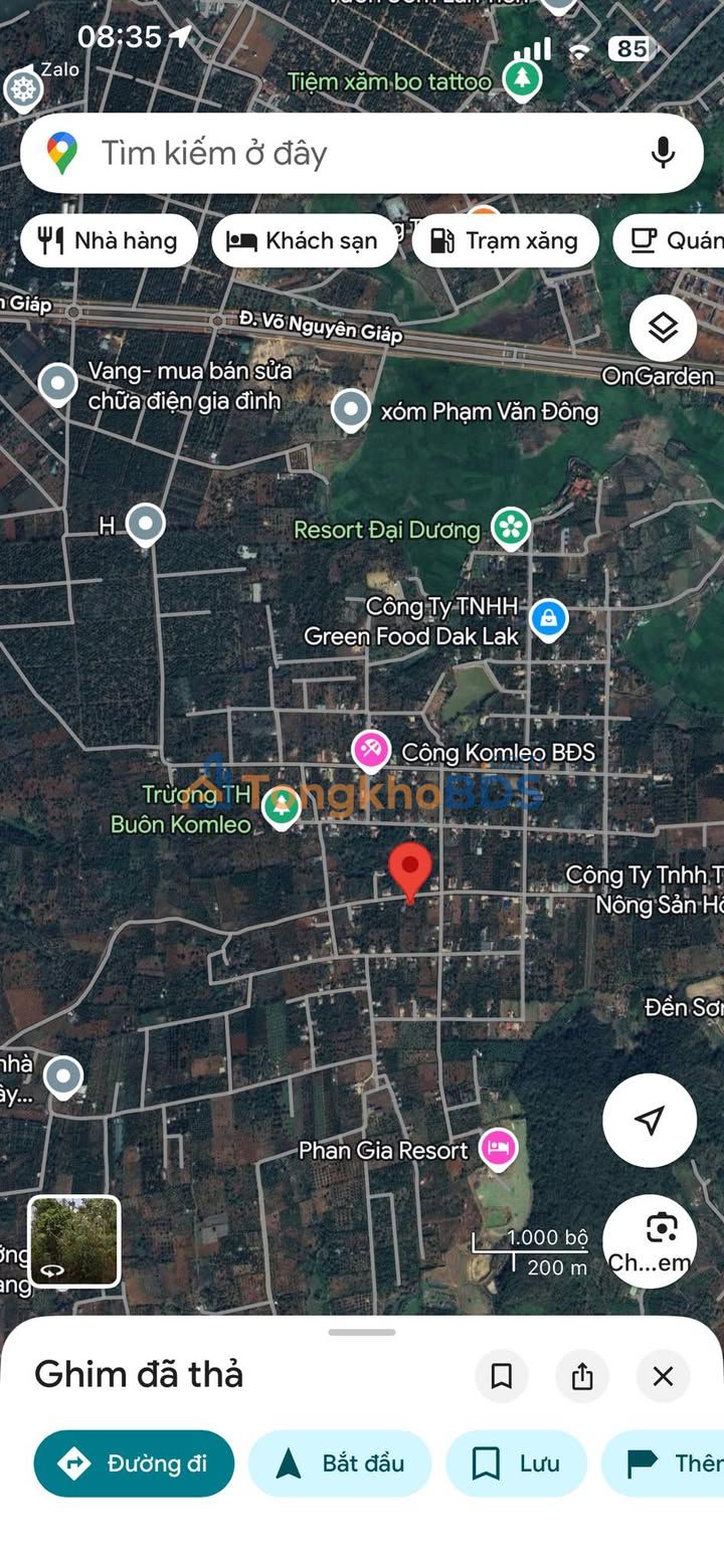 Đất Mặt Tiền Komleo, Đắk Lắk - 550m², Giá Tốt Đầu Tư