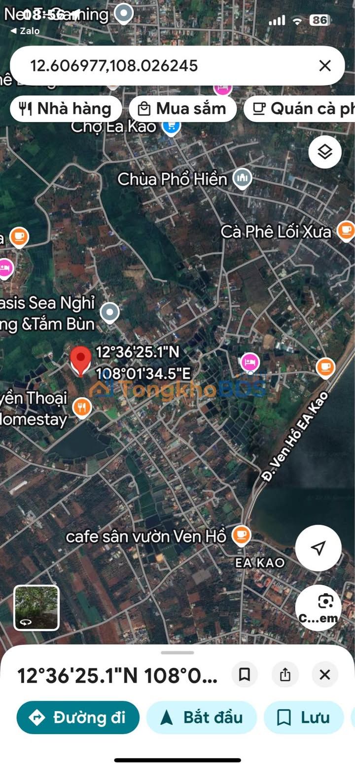 Đất nền Thôn 4 Ea Kao 325m² giá 17.875 tỷ - Sổ đỏ chính chủ