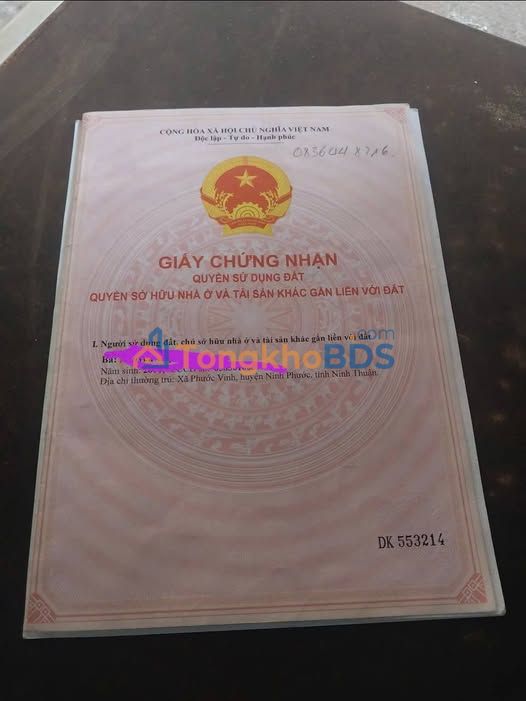 Đất Ninh Phước 150m² 950 triệu - Sổ đỏ chính chủ