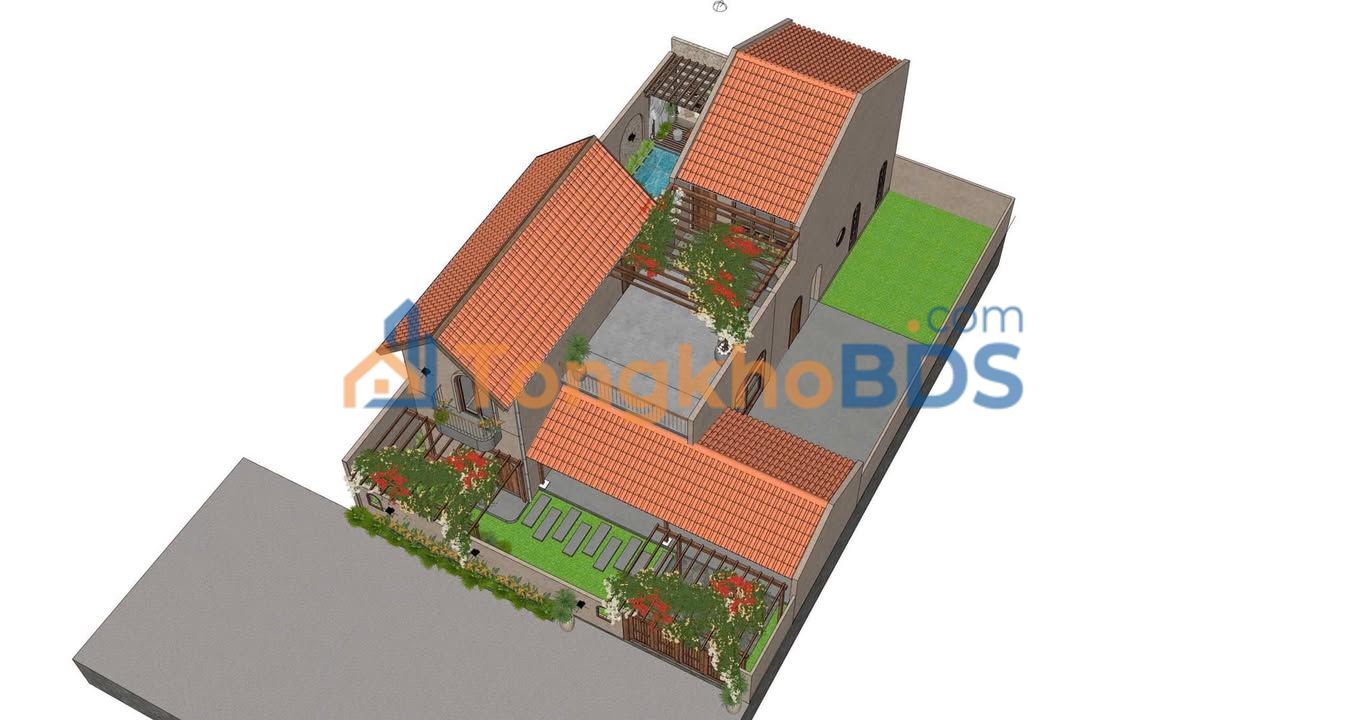 Cho thuê biệt thự 350m² mặt tiền Trần Bạch Đằng, Đà Nẵng - Giá 100 Triệu/Tháng