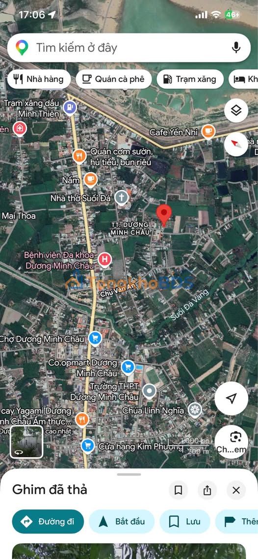 Đất Nền Dương Minh Châu 250m² Sổ Hồng Sẵn - Sát Trường Học