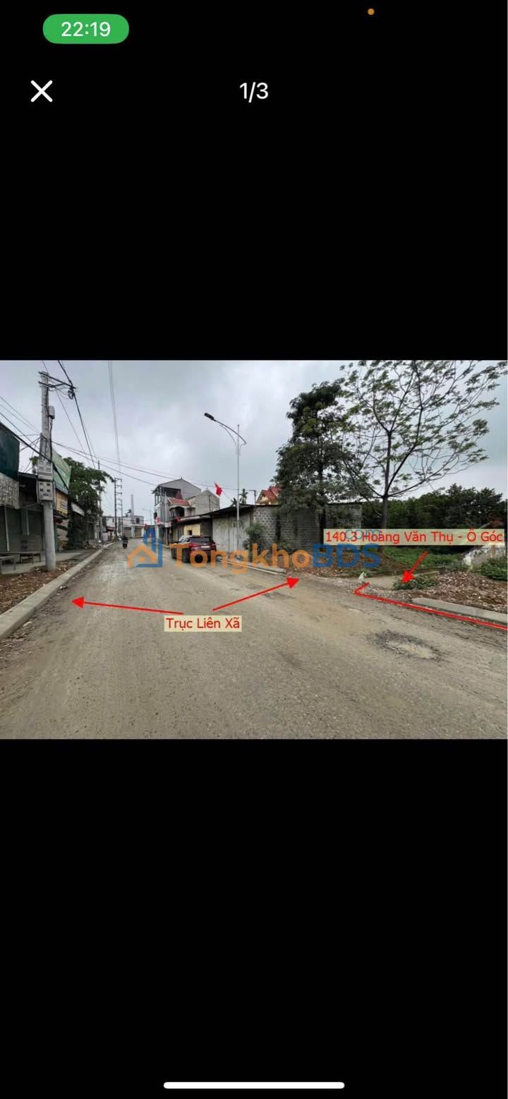 Đất nền Hoàng Văn Thụ Hữu Văn 140m² 2.8 tỷ - Sổ đỏ chính chủ