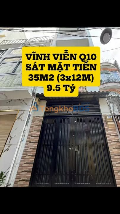 Nhà 5 tầng Vĩnh Viễn Q10, 35m², 8PN khép kín, dòng tiền 40tr/tháng, 9.x tỷ