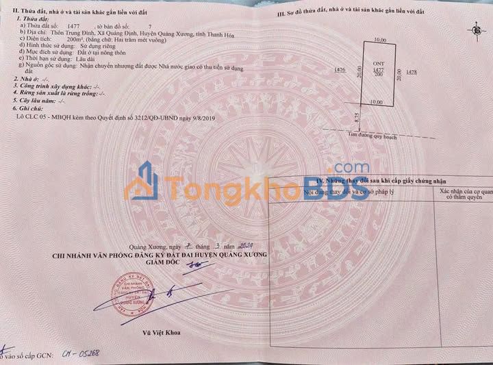 Đất nền 200m² Đại lộ Võ Nguyên Giáp, Thanh Hóa - Sổ đỏ chính chủ, tiềm năng tăng giá