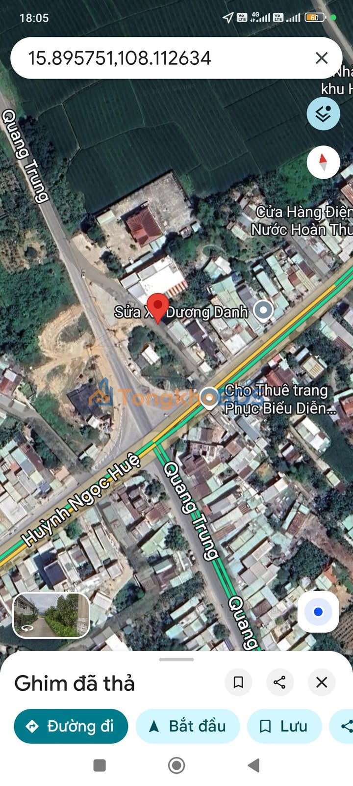 Đất nền Ái Nghĩa 115m² 1 tỷ - Sổ đỏ chính chủ