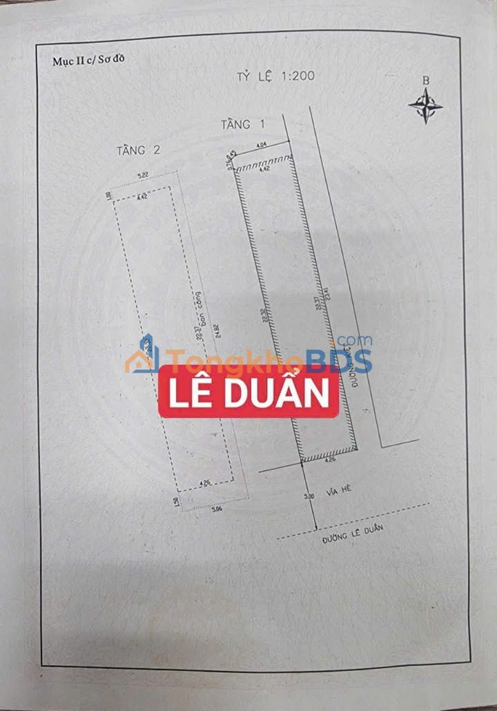 Đất MT Lê Duẩn Thanh Khê 101m² 28.5 tỷ - Sổ đỏ chính chủ