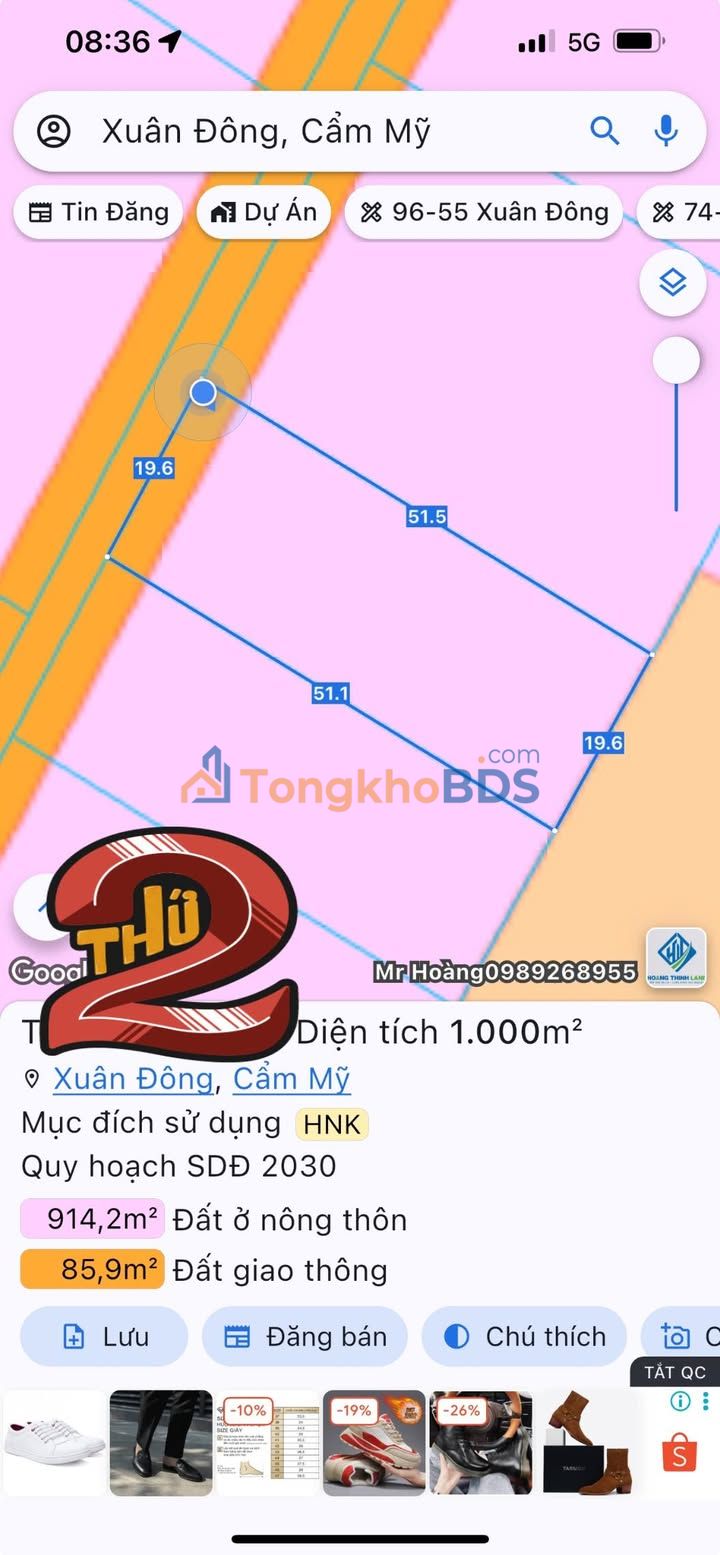 Đất nền Xuân Đông 1000m² 780 triệu - Tiềm năng tăng giá