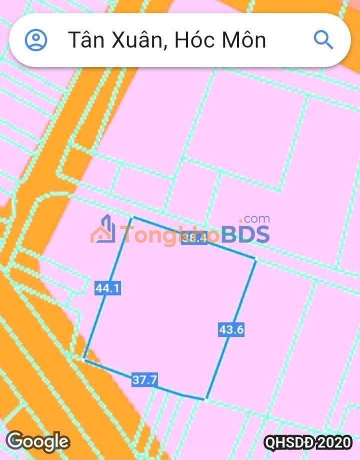 Đất nền Tân Xuân Hóc Môn 1.200m² 42 tỷ - Sổ đỏ chính chủ