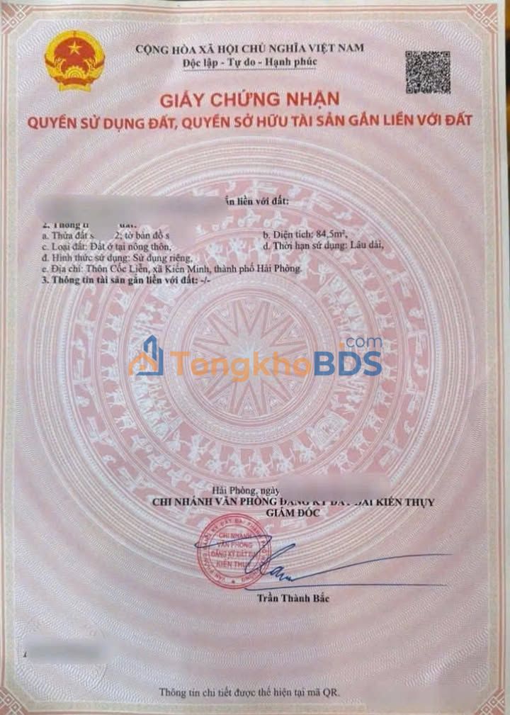 Đất nền Minh Tân Kiến Thụy 84,5m² giá 1,1 tỷ - Hạ tầng hoàn thiện