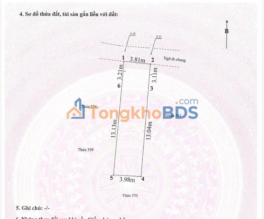 Đất nền Hàng Kênh Lê Chân 63m² 3 tỷ - Sổ đỏ chính chủ