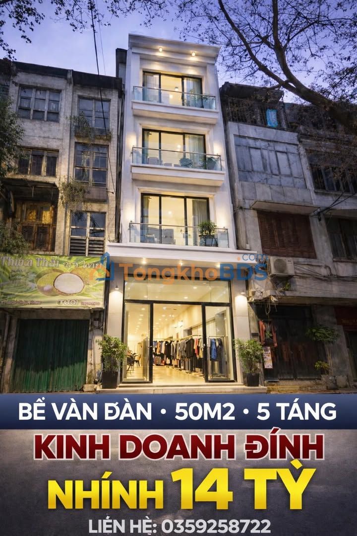 Nhà mặt phố Bế Văn Đàn Hà Đông 50m² giá 14 tỷ - Chính chủ