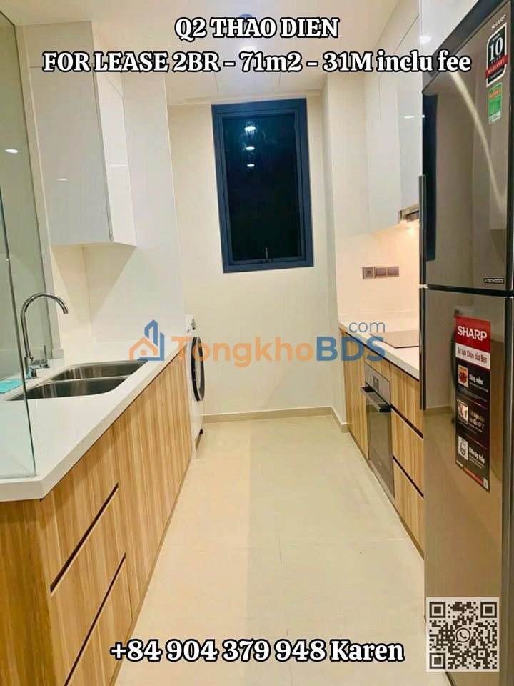 Căn hộ Thảo Điền 71m² giá 31 triệu - View đẹp