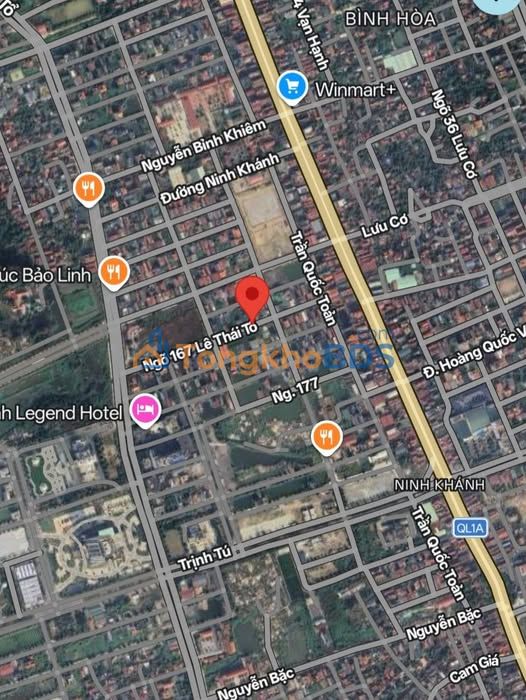 Bán Gấp Đất Vàng 92.5m² Mặt Tiền 5m Đường Lê Tổ, Ninh Khánh - Giá Thỏa Thuận