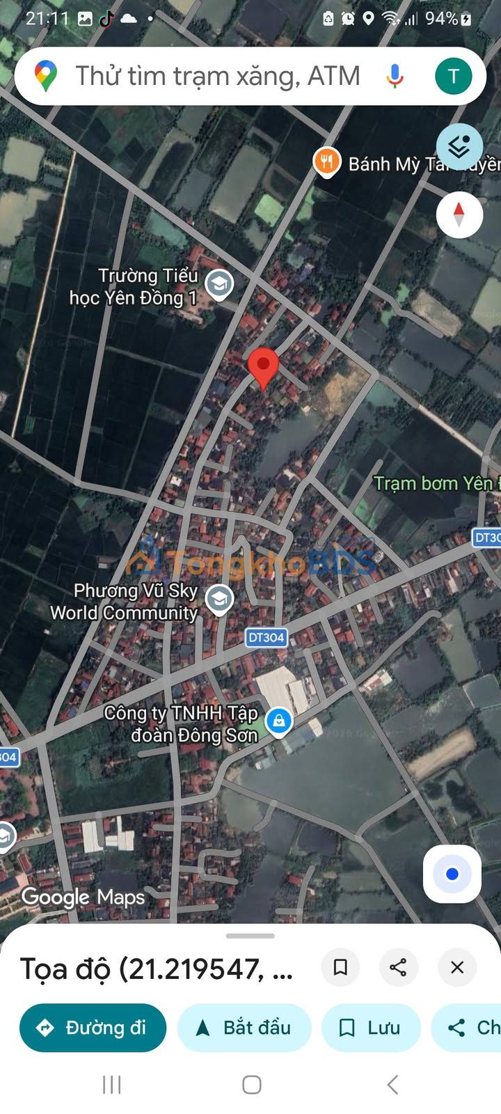 Đất nền Tam Hồng Yên Lạc 90m² 1 tỷ - Sổ đỏ chính chủ