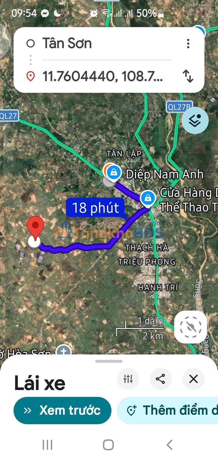 Đất nền Phước Thái 1.132m² 120 triệu - Đường to ô tô