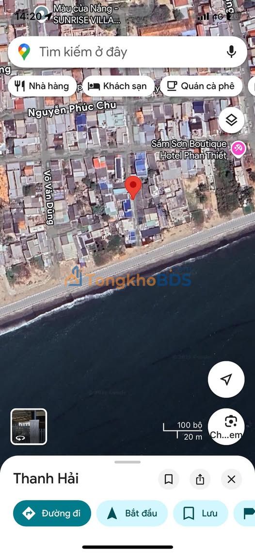 Đất thổ cư 120m² mặt nhựa Trung Tâm Phan Thiết - Giá 3.5 tỷ, tiềm năng homestay